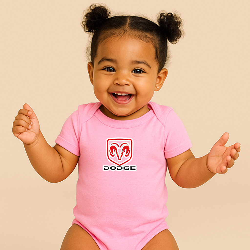 Dodge Car Baby Romper Onesie